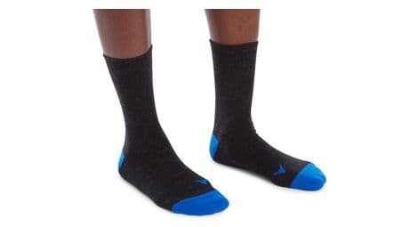 Chaussettes unisexe altura mérinos noir/bleu