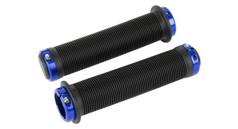 Poignées Position One BMX 145mm Noir/Bleu