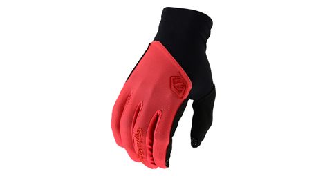 Troy Lee Designs Guantes Largos Flowline Negro/Naranja