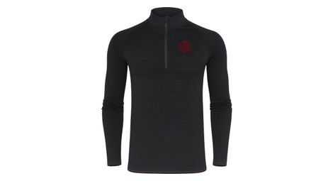 Base-Layer BV Sport Artic Merino Anthracite/Rouge Homme