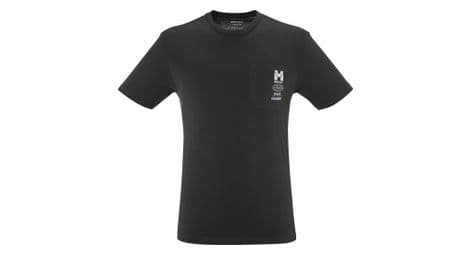 T-shirt millet compagnie des guides chamonix pocket noir homme