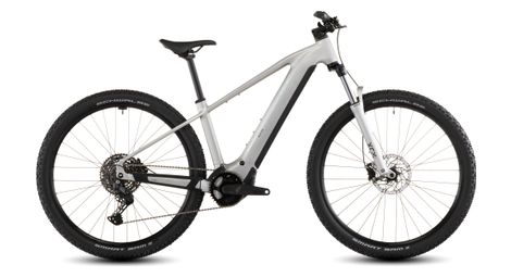 Cube reaction hybrid one 600 mtb hardtail elettrica shimano 10s 600 wh bosch 100 nm 29'' grigio lucido 2026