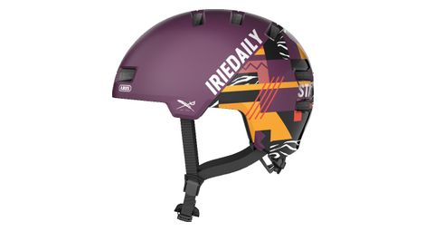 Abus skurb ace iredaily plum purple bowl helm