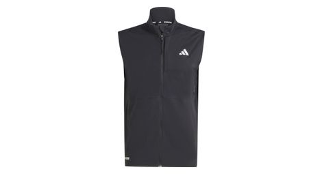 adidas performance ultimate run sleeveless jacket black