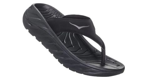 Chanclas hoka ora recovery negro mujer