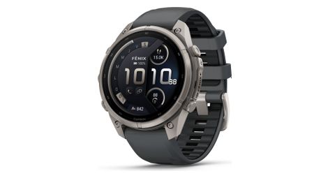 Montre GPS Garmin Fénix 9 Pro AMOLED/InReach - 47 mm Sapphire Titanium avec Bracelet Graphite/Noir