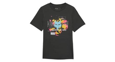 Camiseta de manga corta fox energy para niños gris oscuro