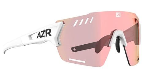Lunettes azr aspin rx blanc mat rouge