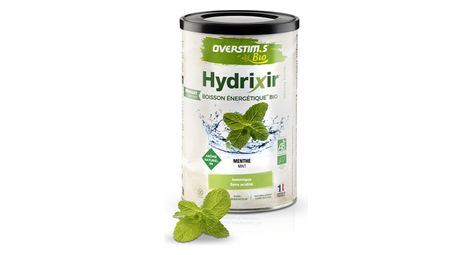 Overstims energy drink hydrixir bio scatola di 500 g gusto menta