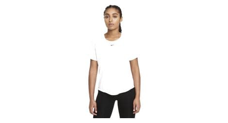 Camiseta nike dri-fit one manga corta blanco mujer