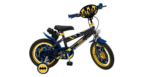 Velo 14 pouces batman 4/6 ans stabilisateur