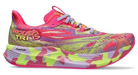 Asics noosa tri 15 scarpe da corsa donna rosa giallo 40.1/2