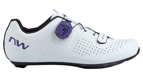 Chaussures Route Northwave Storm Carbon Blanc/Violet Femme