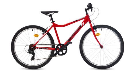Velo vtt enfant nogan gravel go 26 pouces signal red