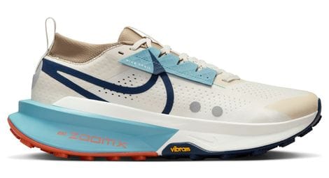 Zapatilla nike zegama trail 2 beige/azul/rojo, hombre