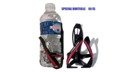 Porte-bidon plastique - rouge et noir