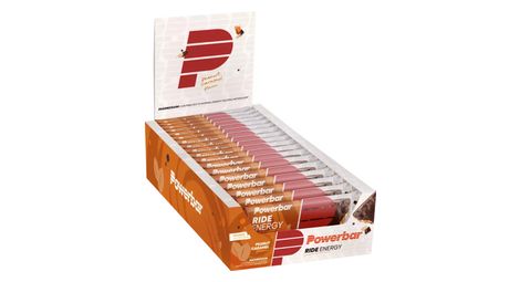Boîte ride energy bar (18x55g) - powerbar - peanut caramel -  barres énergétiques