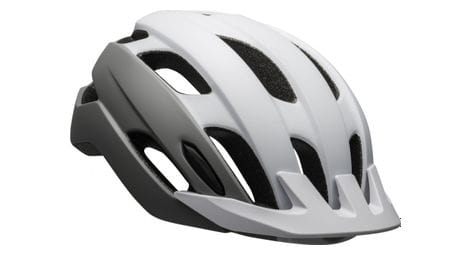 Casco bell trace blanco mate gris