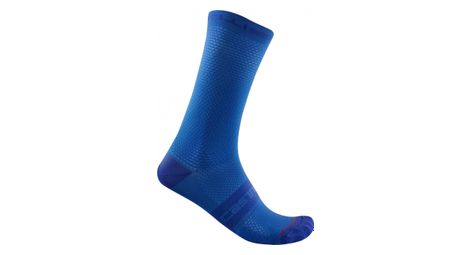 Chaussettes castelli superleggera t 18 bleu
