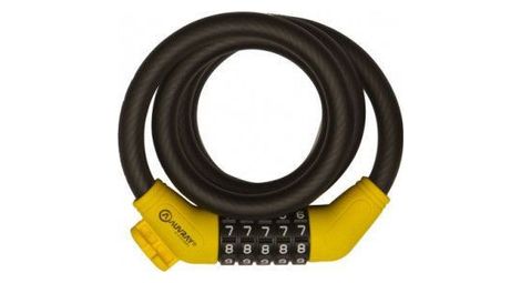Auvray - antivol spirale vélo combi matt ø 12 mm - longueur 150cm avec cadenas intégré