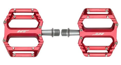 Par de pedales planos HT Components AR09SX Rojo