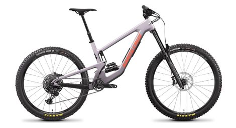 Vtt tout suspendu santa cruz nomad 6 carbon c sram nx eagle 12v 29 27 5 gris rose gypsum 2023