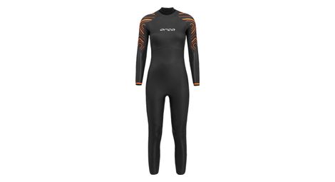 Traje de neopreno de aguas abiertas para mujer orca vitalis thermalnegro