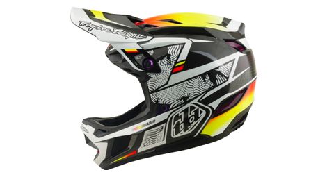 Casque Integral Troy Lee Designs D4 Carbon Mips Lined Up Noir