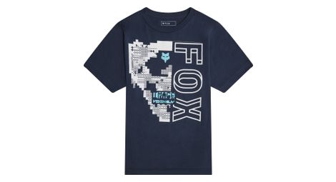 T-shirt manches courtes enfant fox image skull junior bleu