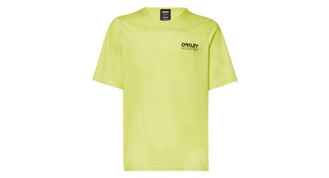 Maillot de manga corta oakley factory pilot lite amarillo