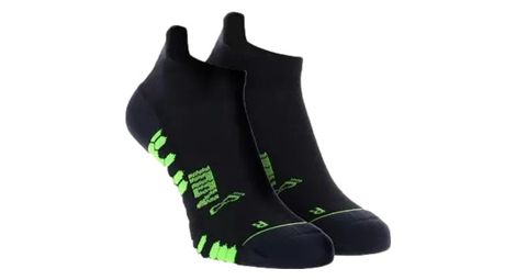 Chaussettes x2 inov 8 trailfly ultra low noir vert