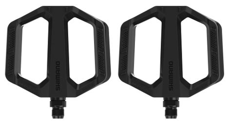 Paire de pédales plates shimano pd-ef102 noir
