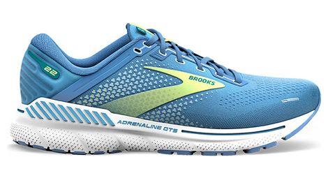 brooks damen laufschuhe adrenaline gts 22 blau gelb