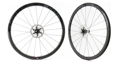 Paire de roue de route makadamm evora 35 disc xpremium à pneus - 1165gr la paire