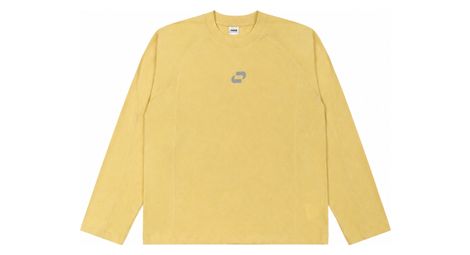 Camiseta de running de manga larga Monk ACTIVE Hombre Amarillo