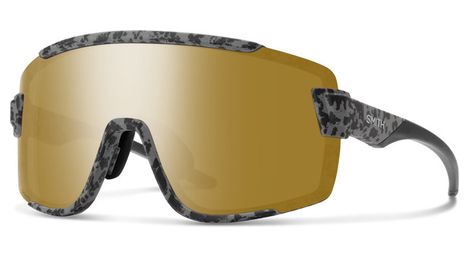 Smith Wildcat Matte Gray Marble + ChromaPop Polarized Bronze Mirror