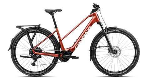 Orbea kemen adv 30 mid electric trekking bike shimano cues 9s 540 wh 29'' mars red orange 2025