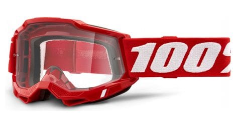 100% accuri maske 2 | rot | klare brille