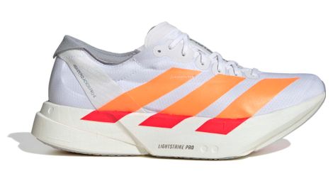 adidas adizero adios pro 4 running shoes white orange men s