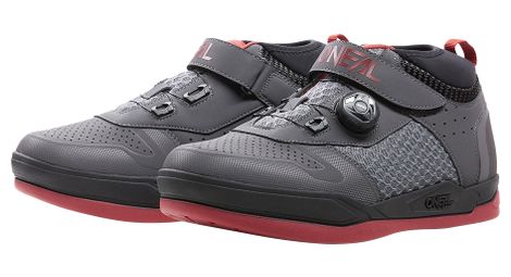 Paire de chaussures vtt o'neal session spd v.22 gris/rouge 