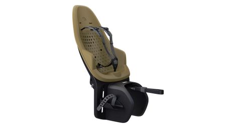 thule yepp 2 maxi mik hd rack mounted child bike seat nutria green