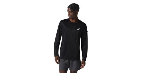 Asics core run langarmshirt schwarz