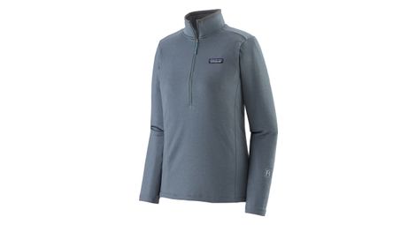 Polaire patagonia r1 daily zip neck femme gris