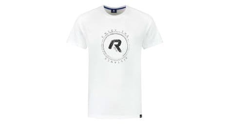 T-shirt de sport manches courtes rogelli graphic t-shirt - homme - blanc