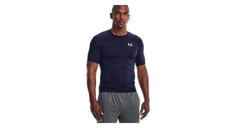 under armour heatgear armour short sleeve compression shirt blue