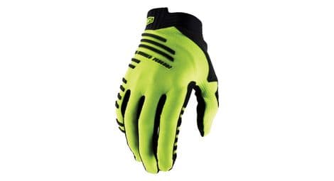 100% r-core fluorescerende gele lange handschoenen