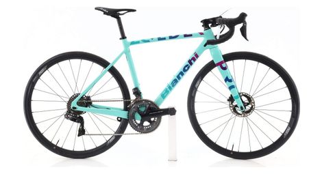 Produit reconditionné · Bianchi Zolder Pro Di2 11V · Bleu / Vélo de route | Très bon état