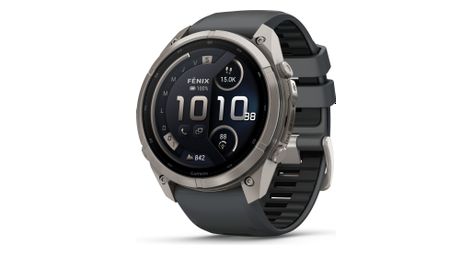 Montre GPS Garmin Fénix 9 Pro AMOLED/InReach - 51 mm Sapphire Titanium avec Bracelet Graphite/Noir