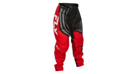 F-16 fly pantalón de carreras infantil rojo/negro/blanco