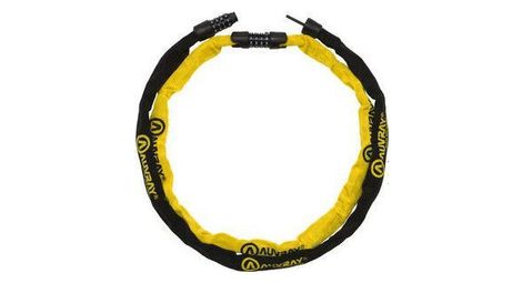 Auvray - chaine antivol vélo n-bloc ø4mm - longueur 90cm avec code